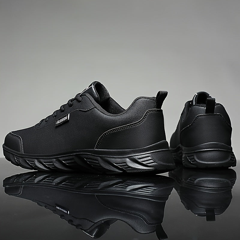 Men's Casual Sports Shoes EVA Sole Cloth Insole Superfine Fiber Upper Solid Color for Sports