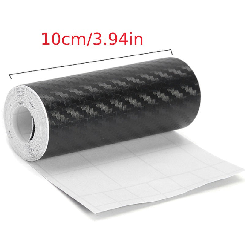 Universal Carbon Fiber Car Threshold Protective Film Waterproof Scratch-Resistant
