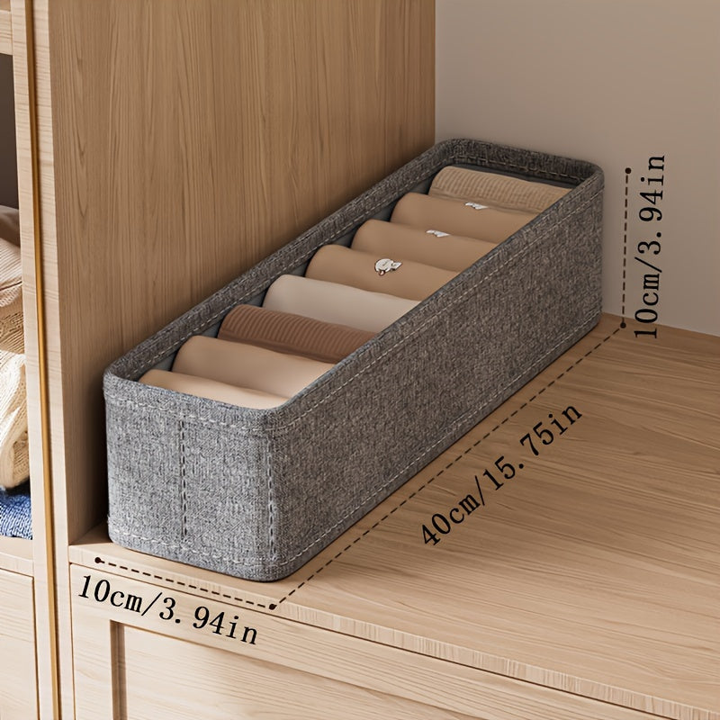 Foldable Storage Organizer for Socks Underwear Ties Belt Wardrobe Closet