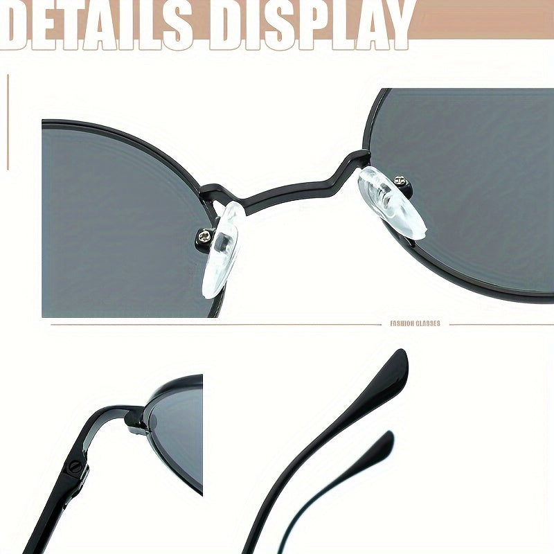 Men's Round Glasses Fashionable Eyewear for Casual Wear
