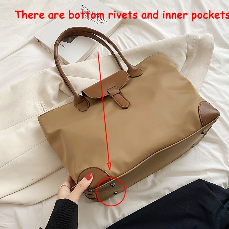 Zamonaviy va amaliy ayollar uchun yelka sumkasi, katta sig'imi bilan kundalik safar va sayohat uchun mukammal.