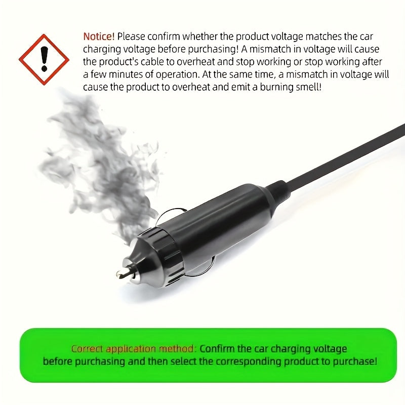 Moslashuvchan burchak va shovqinsiz ishlash bilan portativ avtomobil isitgich va muzlatgich