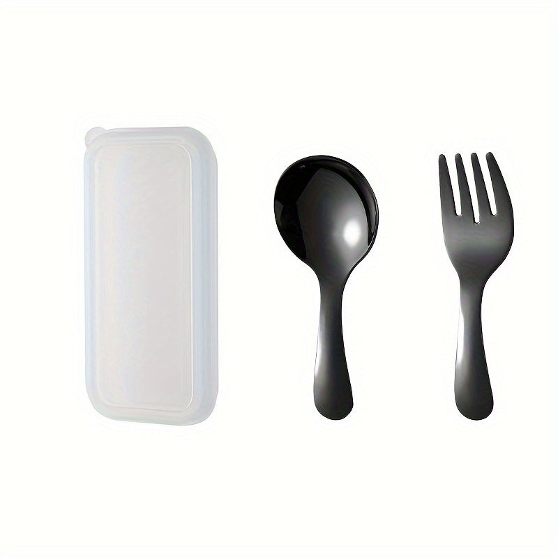 Stainless Steel Cutlery Set 3 Pieces with Box for Travel and Parties