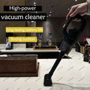 Wireless Handheld Vacuum Cleaner with High-Suction Cyclone, USB Rechargeable, for Home Car Office