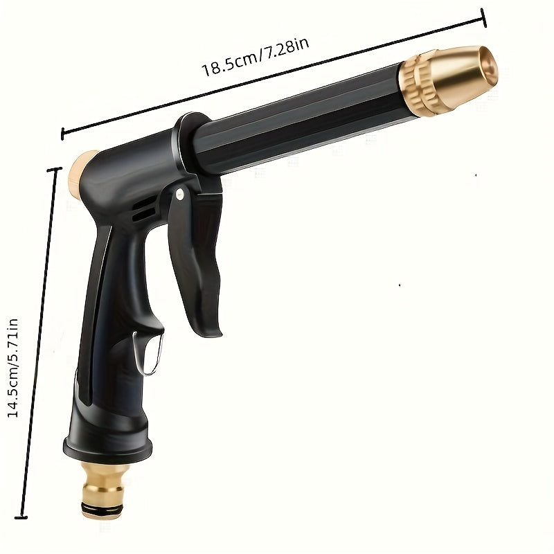 High-Pressure Water Gun for Cars, Gardening, Durable Hose Nozzle