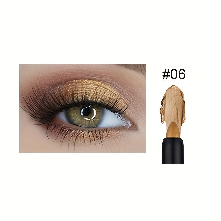 Set de lápices de ojos waterproof para mujer, 9-18 colores, de larga duración y brillo