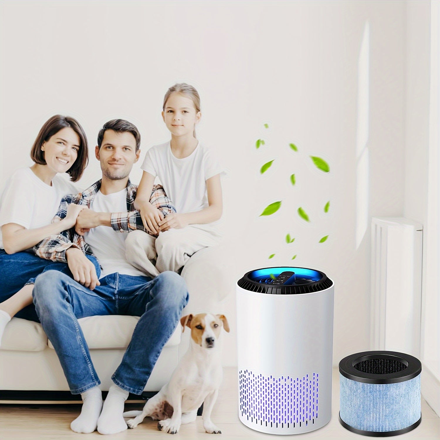 Uy uchun 4-to'plam H13 True HEPA Havo tozalash filtrlari almashtirish uchun