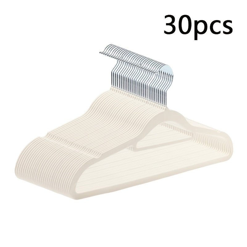Heavy-Duty Black Velvet Hangers Bundle Includes 5 10 20 or 30 Non-Slip Nano Coated for Coats Pants Dresses