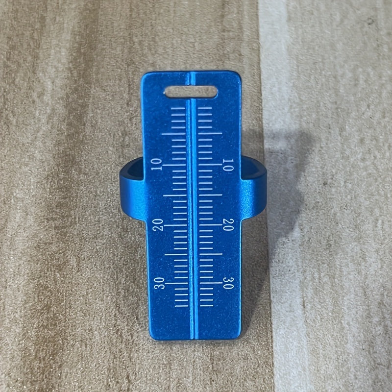 Aluminum Alloy Oral Care Ruler with Straight and Colorful Measurement Options