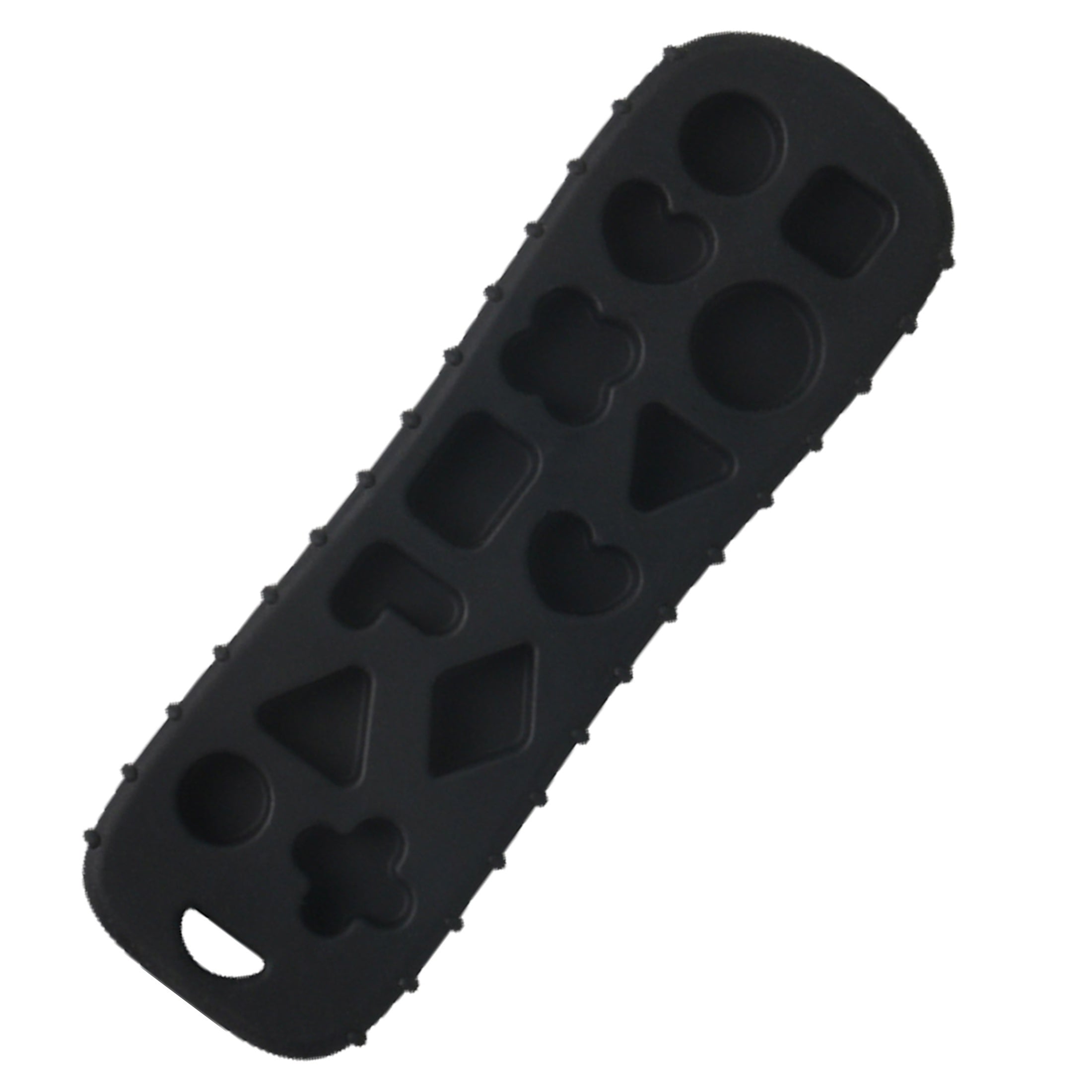 Silicone Teething Toy for Babies 0+ Remote Control Shape Cartoon Black