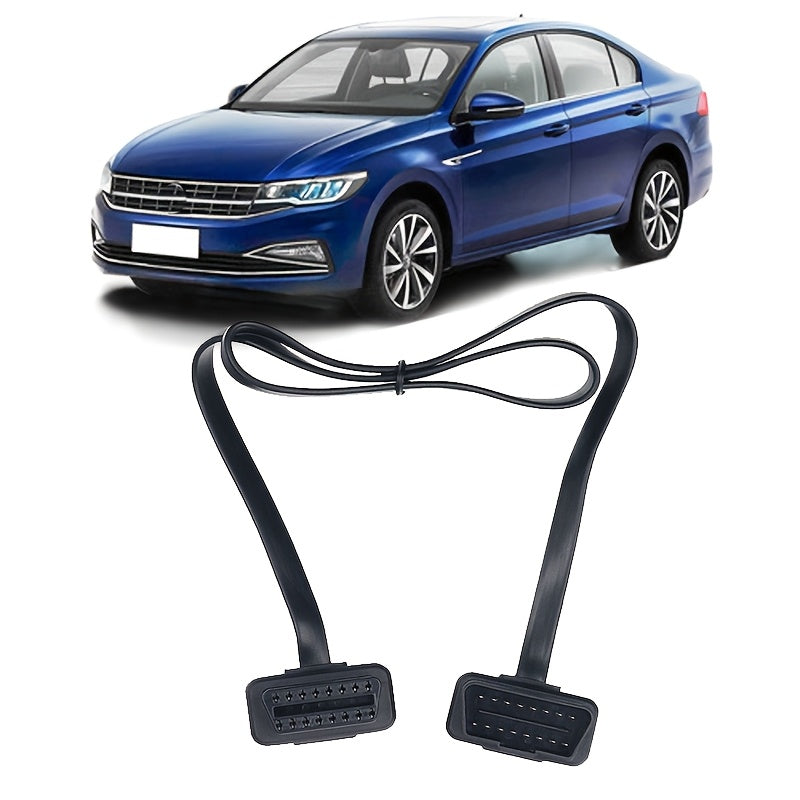 OBD2 Extension Cable Flexible Flat Diagnostic Expansion Cord Car Tool
