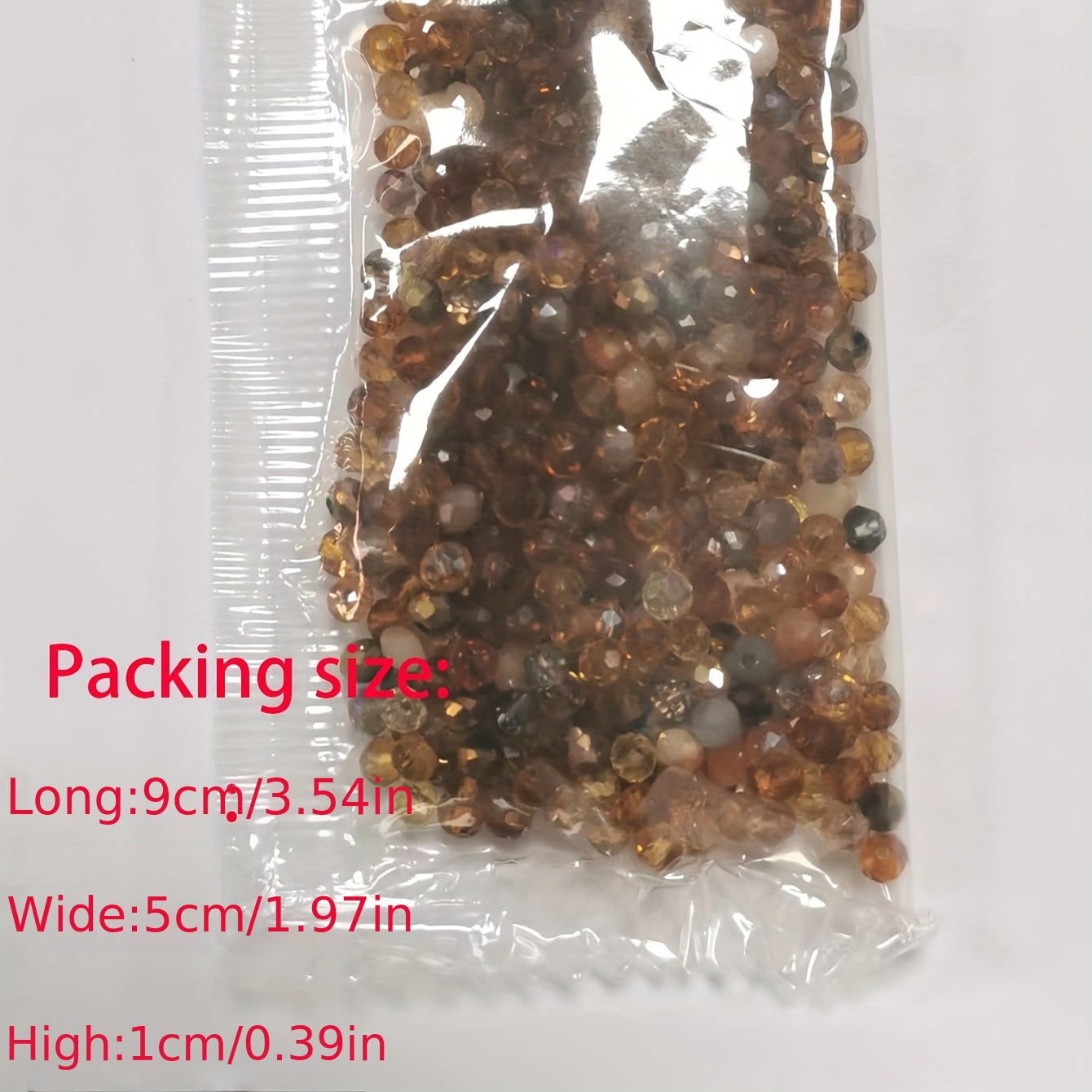 500 piezas de cuentas de vidrio plano de 3 mm de colores mezclados para hacer joyería y arte de uñas