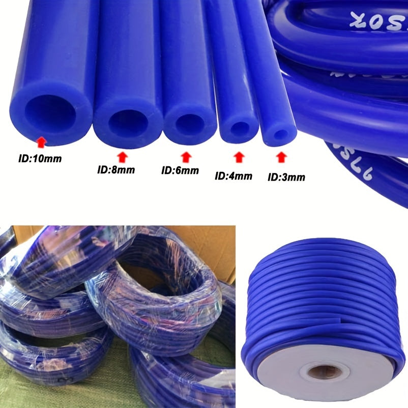 Blue Silicone Vacuum Tubing 300cm High-Temperature Food Safe Flexible