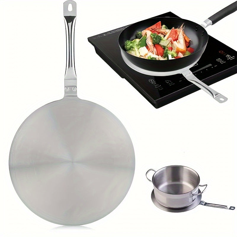 Qopqoq bilan zanglamas po'latdan yasalgan issiqlik o'tkazish plitasi - Qozon pastki qismini himoya qilish uchun induksiya adapteri, zarur oshxona asbobi va aksessuar