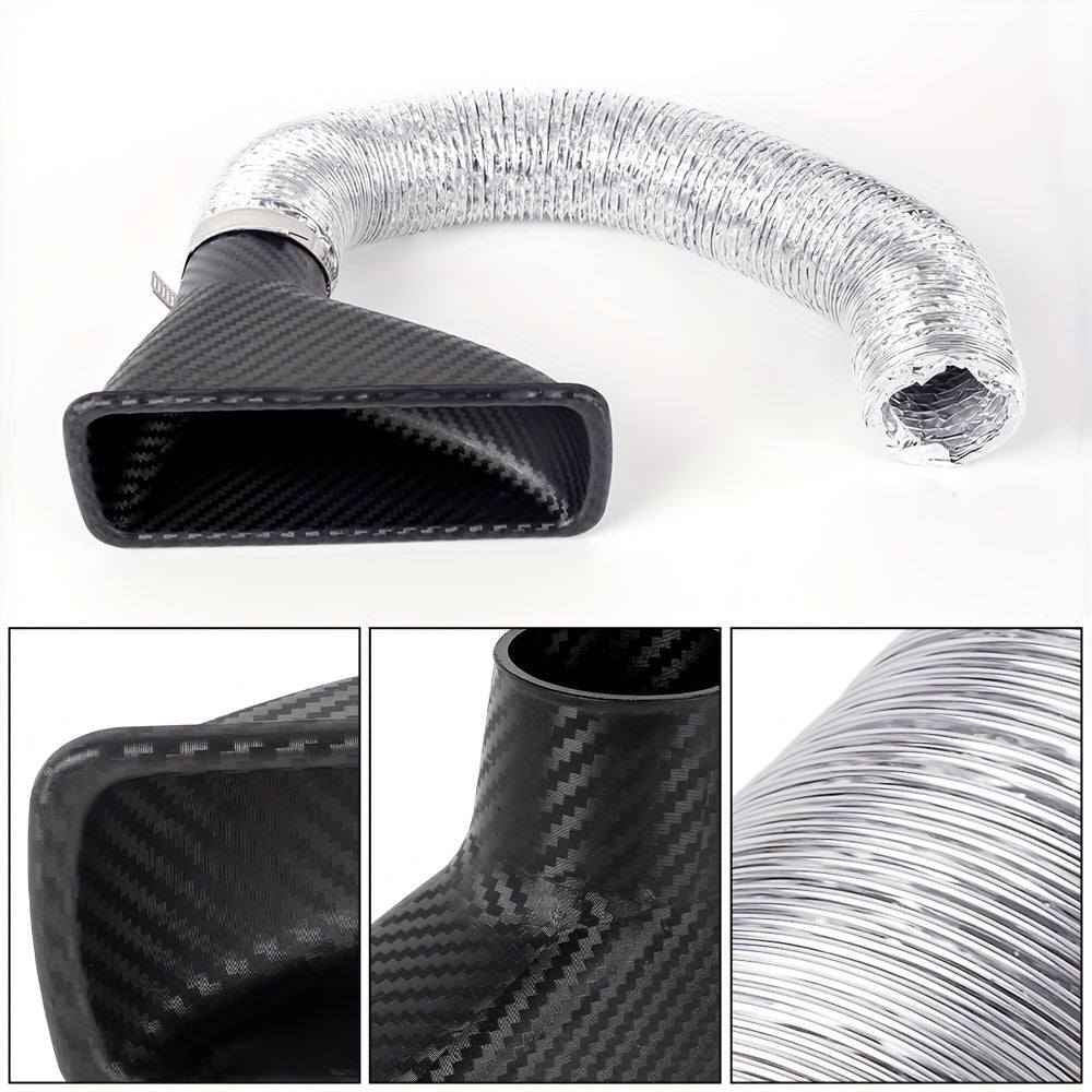 Набор решеток воздухозаборника для автомобиля из углеродного волокна, трубки, аксессуары для охлаждения тормозов