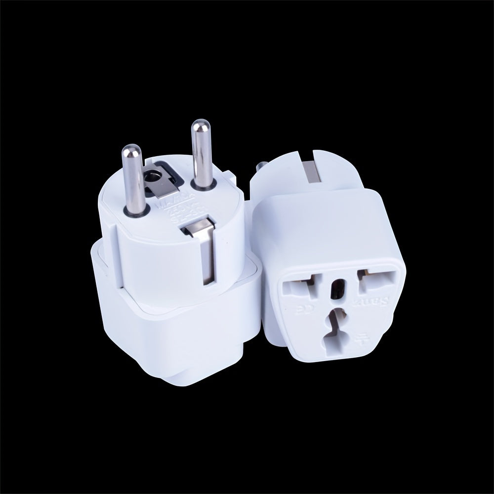 Adaptador de corriente universal para viajes que convierte enchufes US, UK, AU a Europa, Alemania, Rusia, Corea
