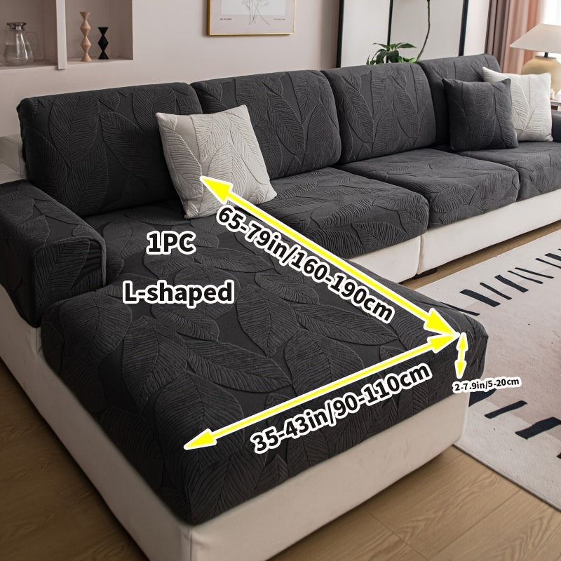 Растяжимый жаккардовый чехол для дивана на все сезоны, моющийся, противоскользящий, подходит для гостиной и офиса