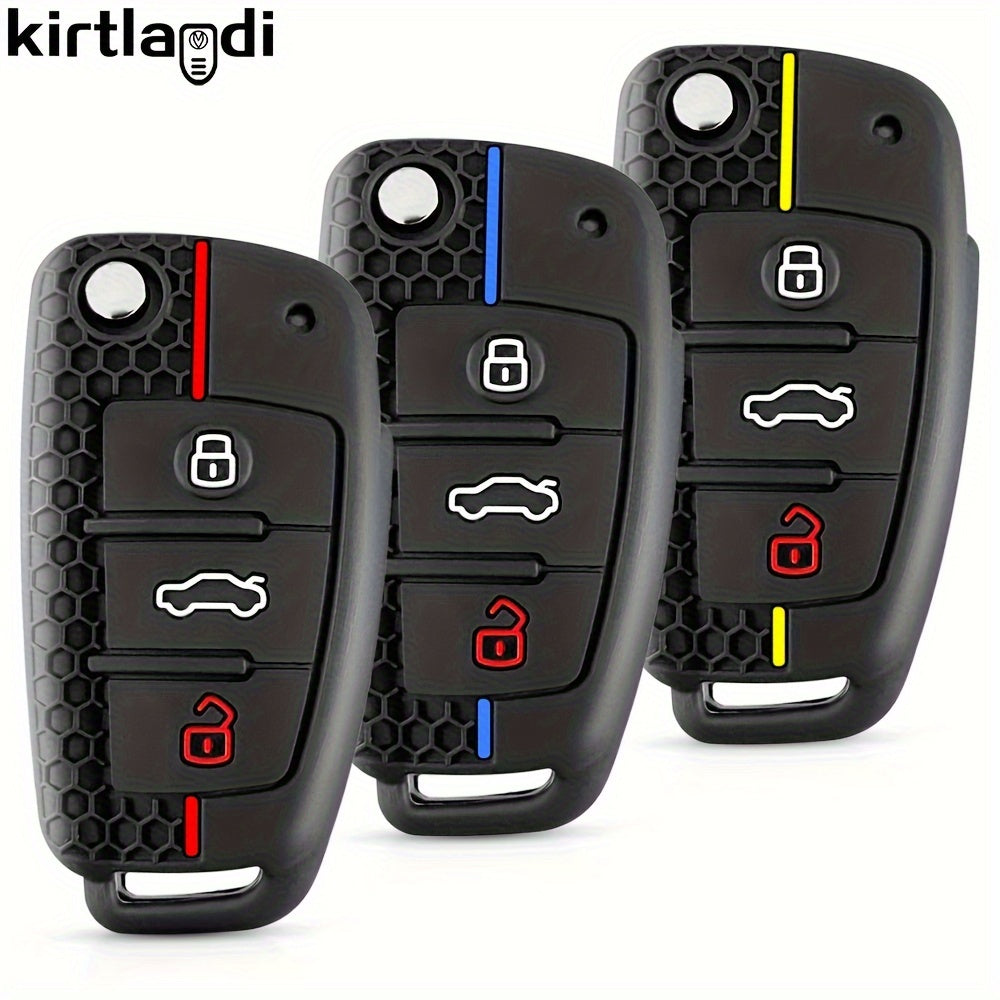 Silicone Car Key Fob Cover Universal for Most Vehicles Durable Accessory