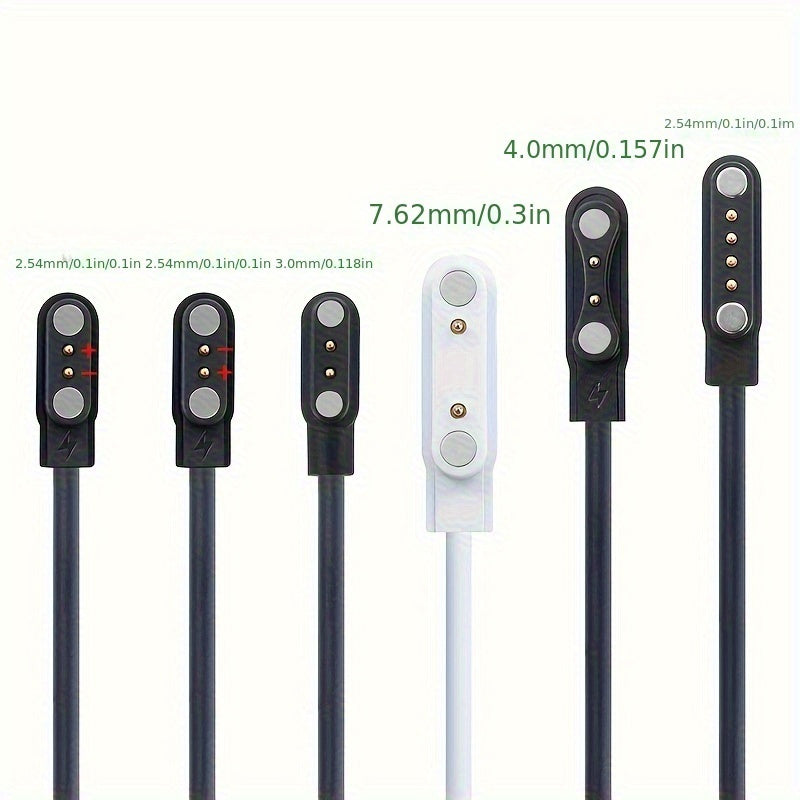 2024 Smart Watch Magnetic Charging Cable for 2-Pin and 4-Pin Devices