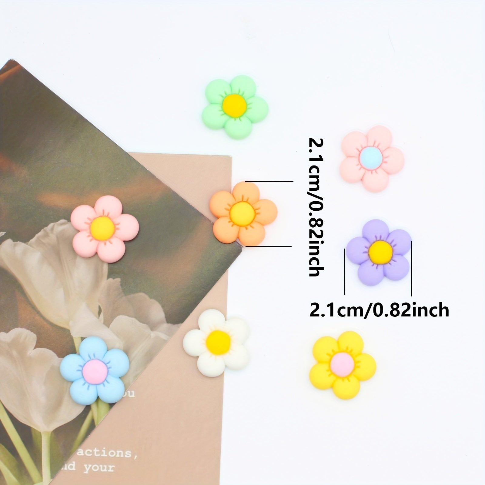 Unisex Floral Shoelace Clips 16 Pack for Decorating Sports Shoes