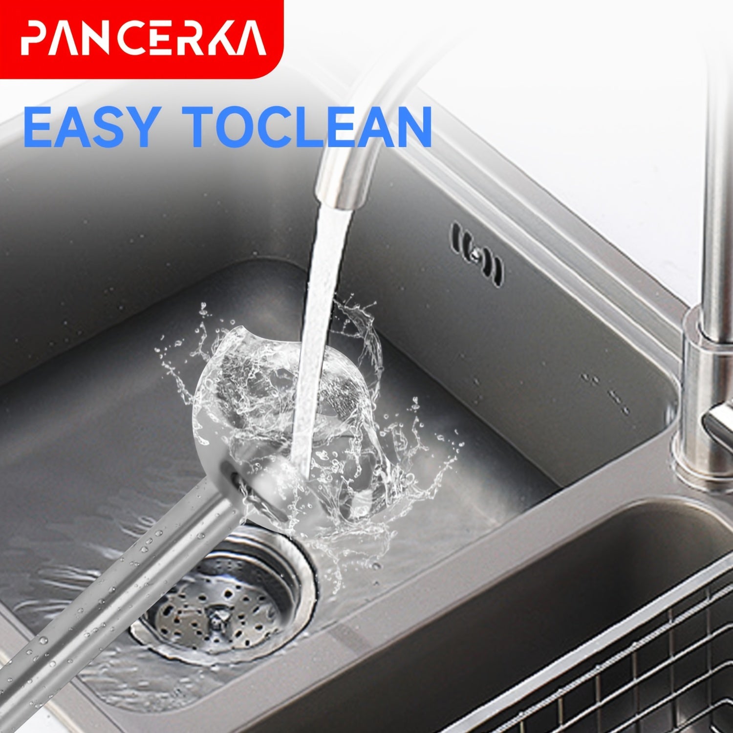 100W Hand Blender Set with Copper Motor Stainless Steel Blades Whisk Frother for Soups Smoothies