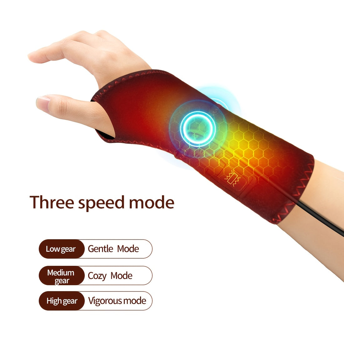 Universal USB Wrist Support Pad with Temperature Control for Home Office