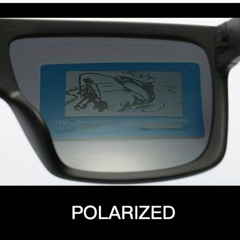 Men's Polarized Wooden Temples Fashion Glasses for Hiking Fishing Camping