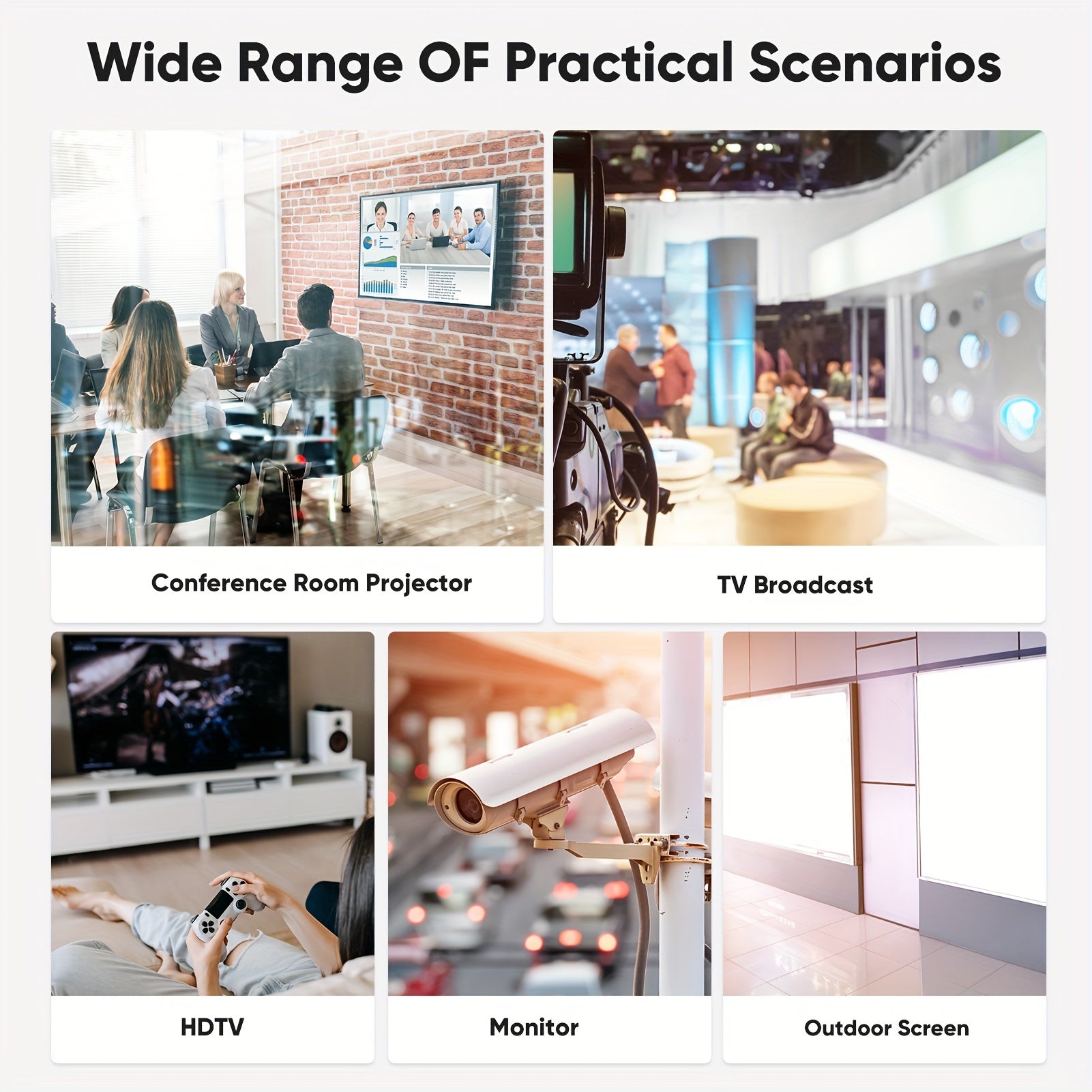 8K HDMI Cable 2.1 48Gbps HDR10 eARC 8K@60Hz 3D Dynamic HDR for TV PS5 Blu-ray