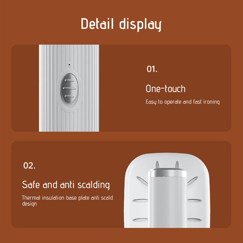 Portable Handheld Garment Steamer Mini Iron USB Travel White Clothes Cleaner