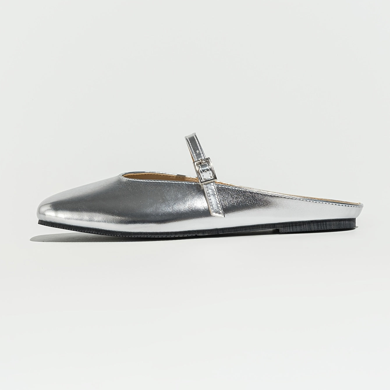 Женские летние слипоны Silver Mary Jane полусапожки