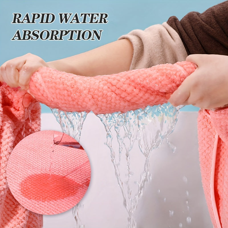 Microfiber Towel 88.9cm x 177.8cm Quick-Dry Absorbent Lightweight for Shower Beach Pool