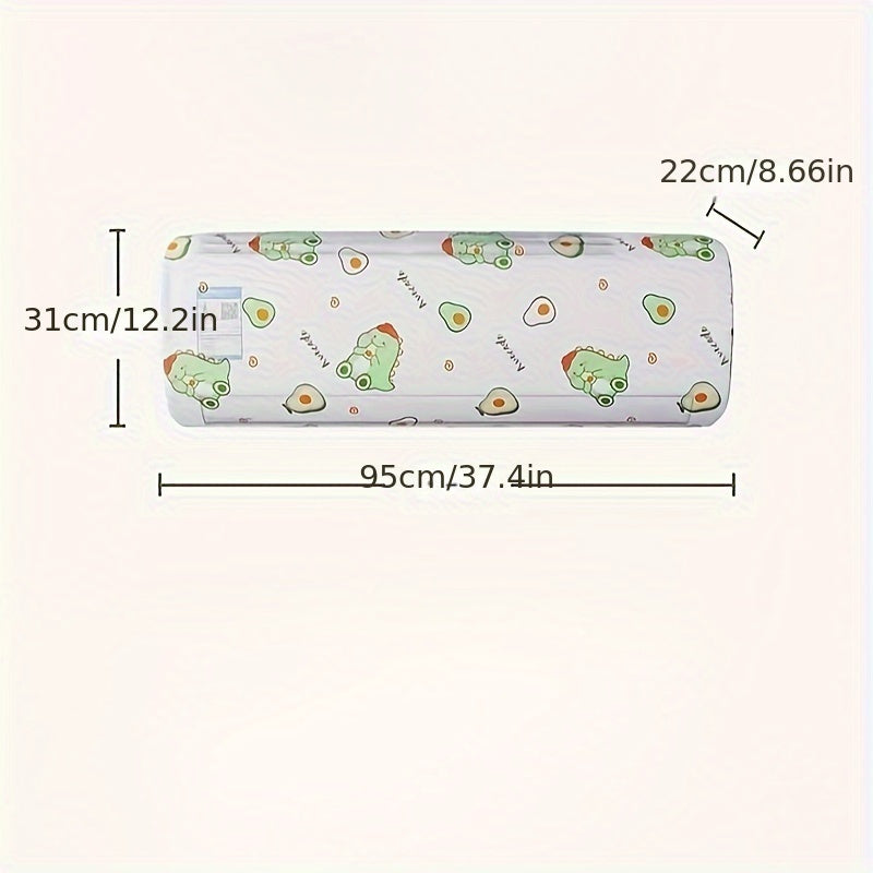 Kattalashtirilgan qopqoq bilan suyuqlikdan himoyalangan havo sovutgich uchun multfilm mavzusida chang o'tkazmaydigan qopqoq, elastik chekkalar bilan