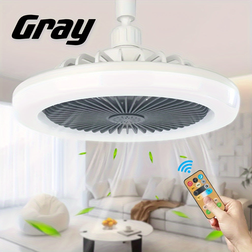 Цветовая меняющаяся светодиодная потолочная вентилятора с затемнением и пультом дистанционного управления