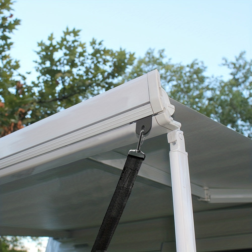 Kit de sujeción negra para toldos de autocaravanas, camping y equipo de exterior