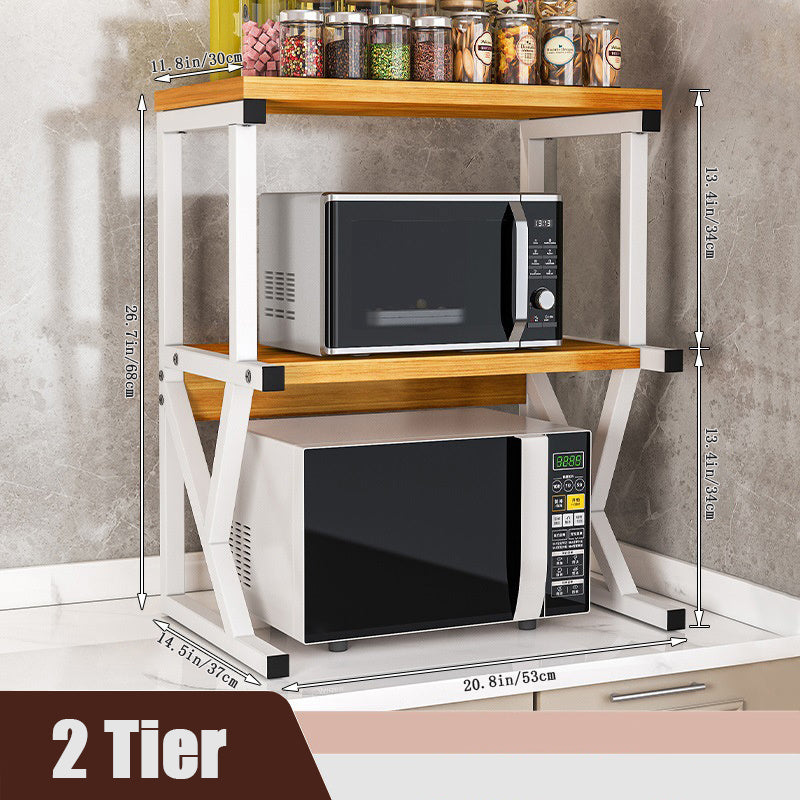 Kuchka uchun karbon po'latdan tayyorlangan mikroto'lqinli pech uchun javon, stol usti tartibi uchun.