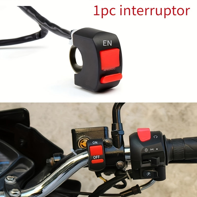 Motorcycle LED Fog Light 6500K White 6 LED Spot Headlamp 1200LM Pair