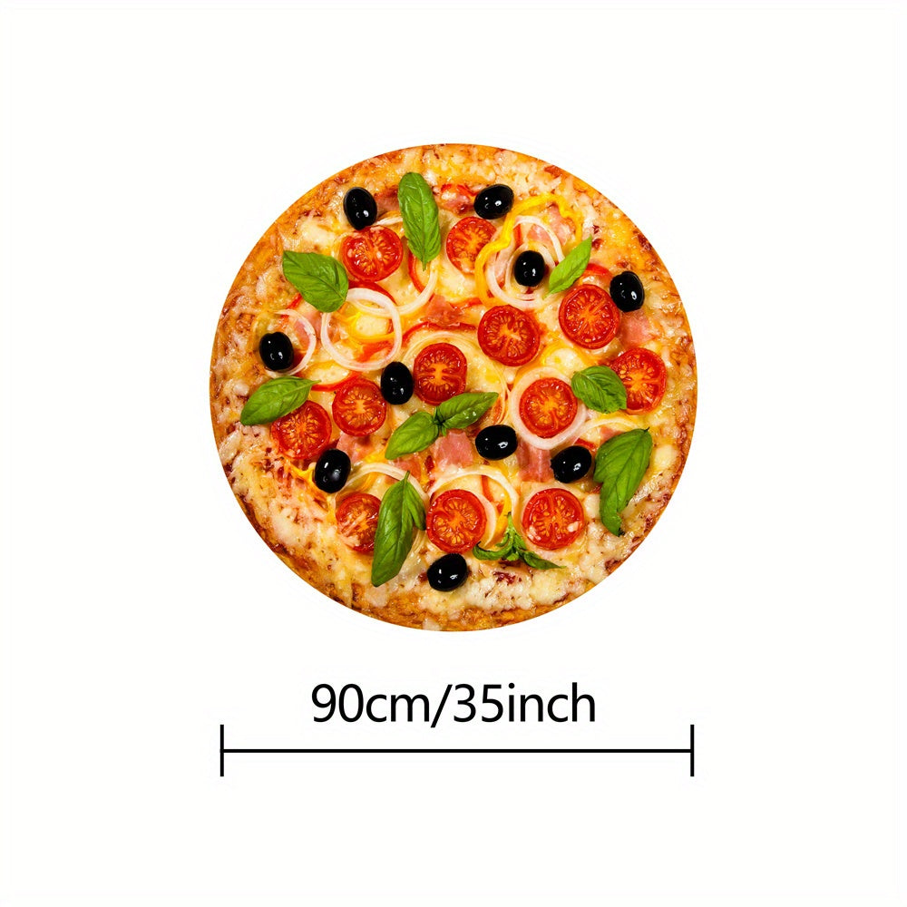 Reversible Microfiber Food Pattern Blanket for Kids and Adults