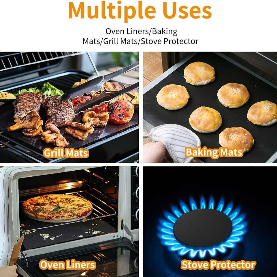Tapete de silicona para cocinar antiadherente reutilizable resistente al calor para hornear, asar, microondas
