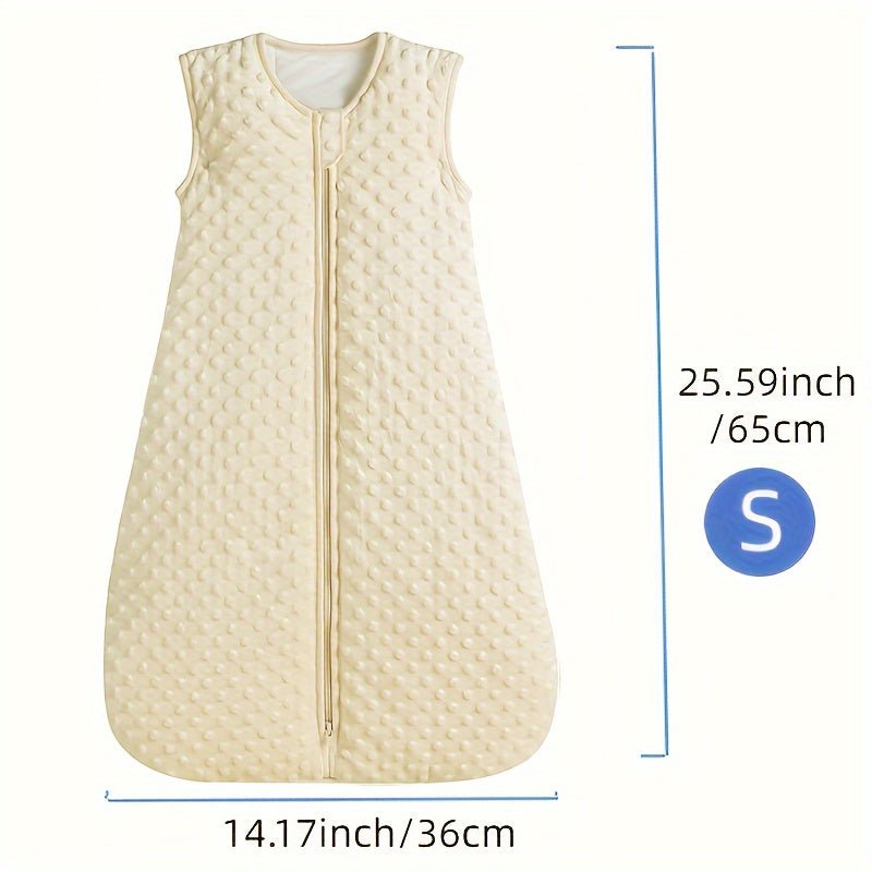 Yangi tug'ilganlar va kichkina bolalar uchun bolalar uyqu sumkasi 2.5 TOG Minky Dot paxta uyqu sumkasi