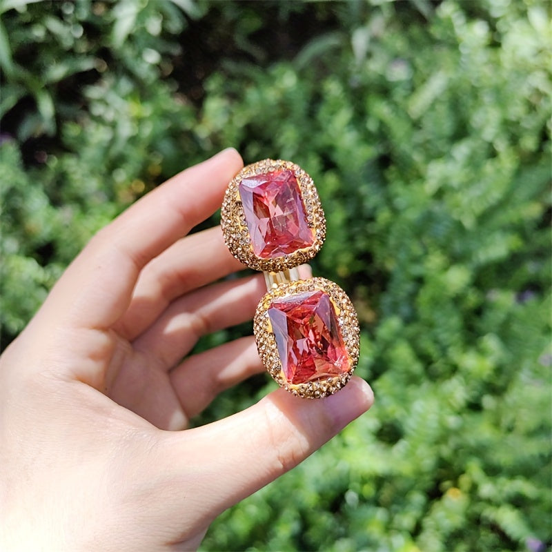 Gemstone Cuff Bracelet with Color-Changing Sultanite and Czech Accents for Women