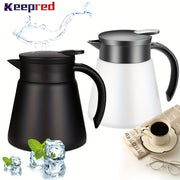 Insulated Stainless Steel Teapot 600/800ml Large Capacity Easy to Clean