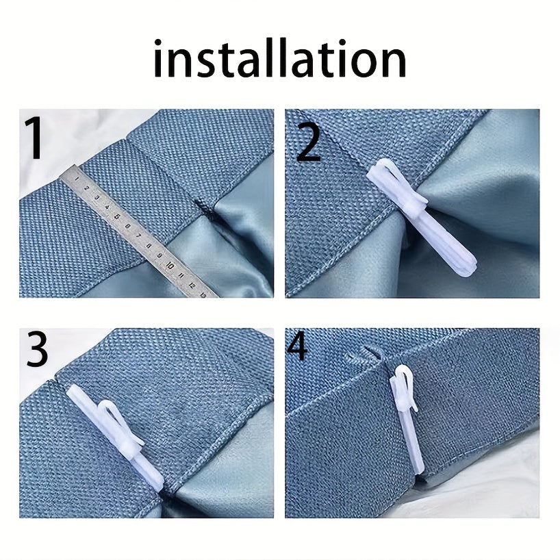Retractable 3-Inch Plastic Curtain Hook for Korean Pleated Curtains