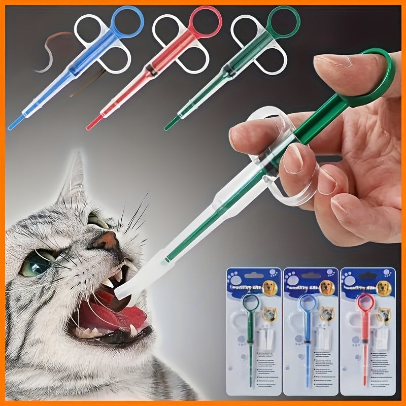 Pet Medicine Syringe with Soft Tip for Cats and Small Animals Durable Plastic