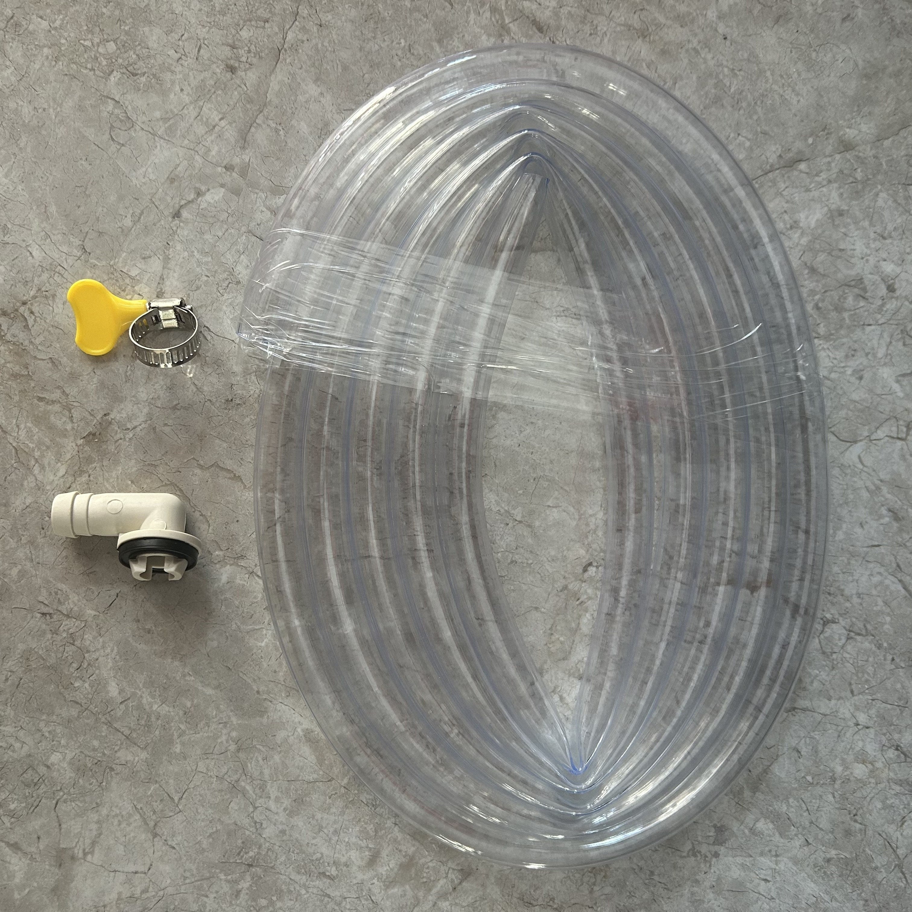118-Inch Bendable Plastic Drain Hose for Air Conditioner and HVAC Systems