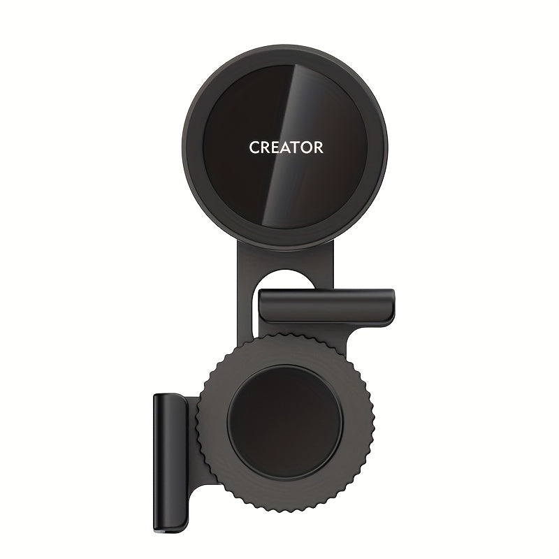 Magnetic Car Phone Holder Black Rotatable Clip Vehicle Mount