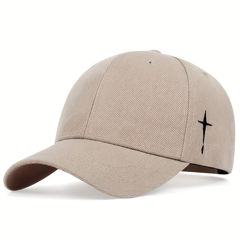 Men's Adjustable Cross Baseball Cap for Spring Summer Fall Gifts