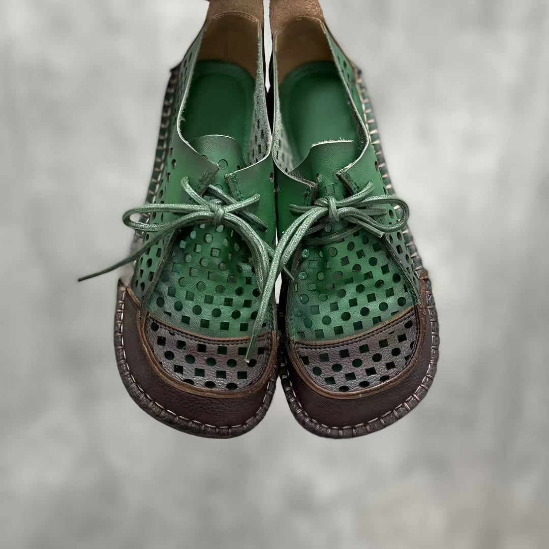 Zapatos vintage de mujer tipo Mary Jane con correa ajustable, transpirables, para todas las estaciones