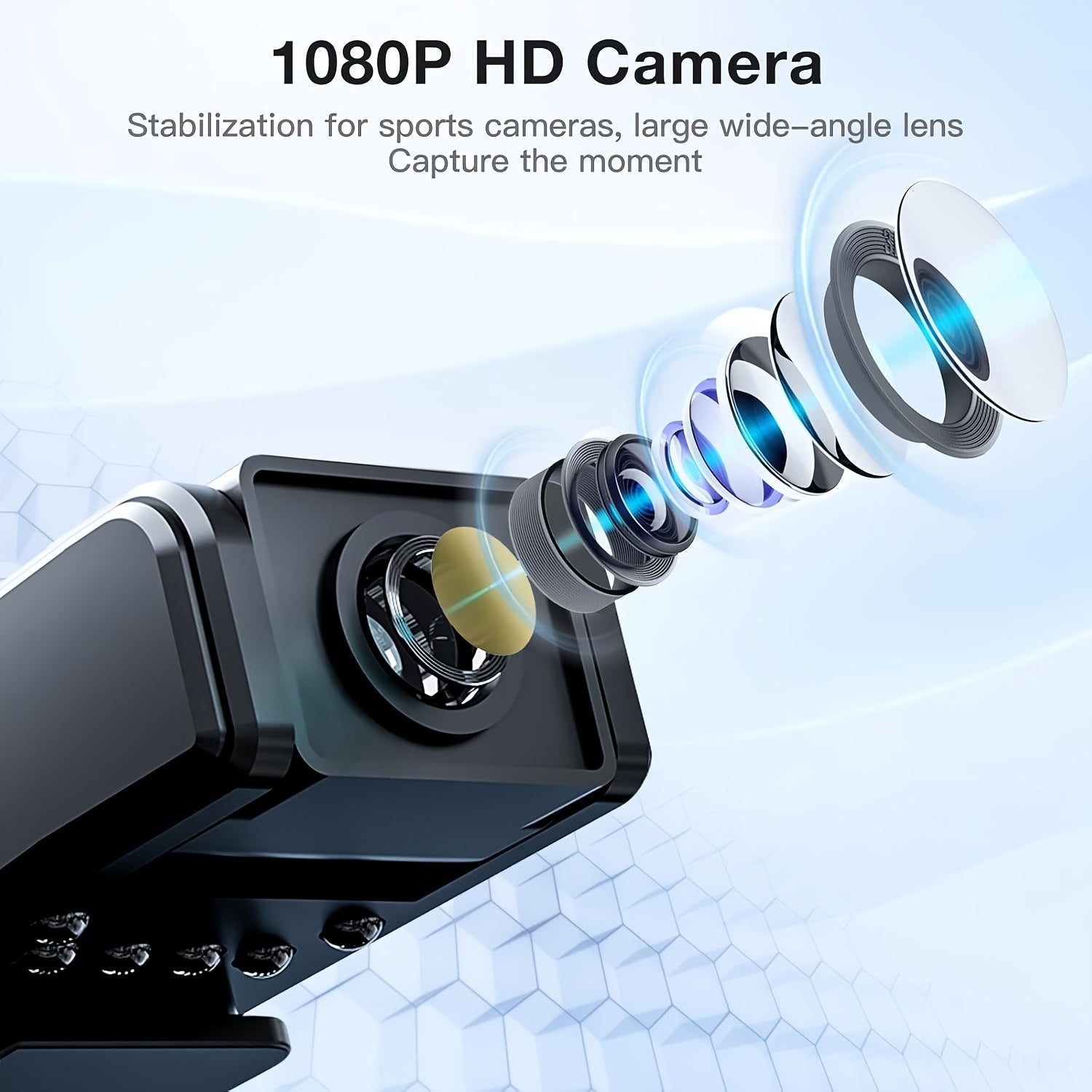 Mini grabadora de cámara HD 1080P con visión nocturna infrarroja, recargable por USB, para viajes con mascotas y reuniones