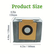 Set of 10 Replacement Dust Bags for Robot Vacuum Self-Empty Station