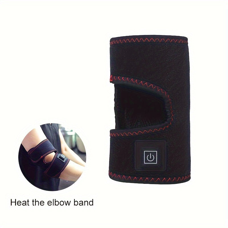 USB orqali zaryadlanadigan tizzalar, bilaklar, toqimalar, tirsaklar va yelka himoyalari bilan bo'g'imlarni yengillashtirish uchun isitiladigan massajchi.